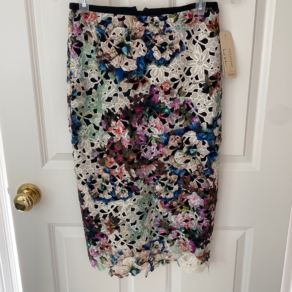 Nicole Miller Artelier lace skirt